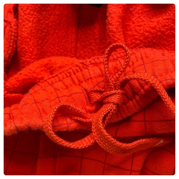 Nike Sportswear Story Of The Swoosh Tapered Joggers Orange & Black Men's Small - Picture 4 of 16